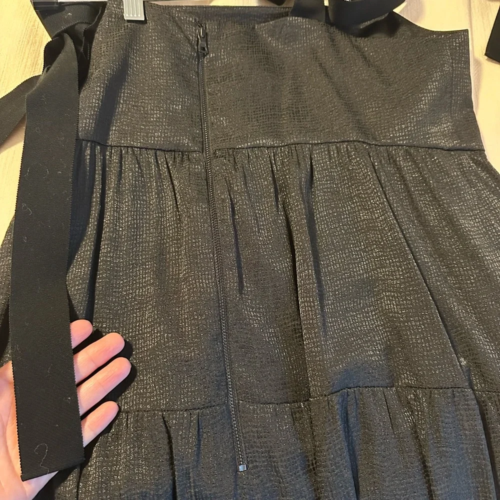 Alice + Olivia Black Tiered Dress - Picture 5 of 5